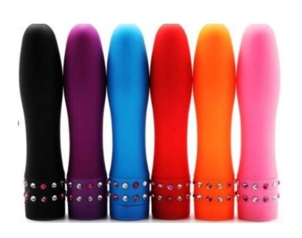 Mini Vibrador Regulable Con Joyas De Fantasía Sex Shop Coquetas