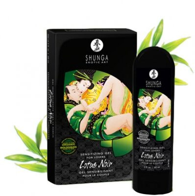 Intensificador de placer unisex Lotus Noir  Shunga