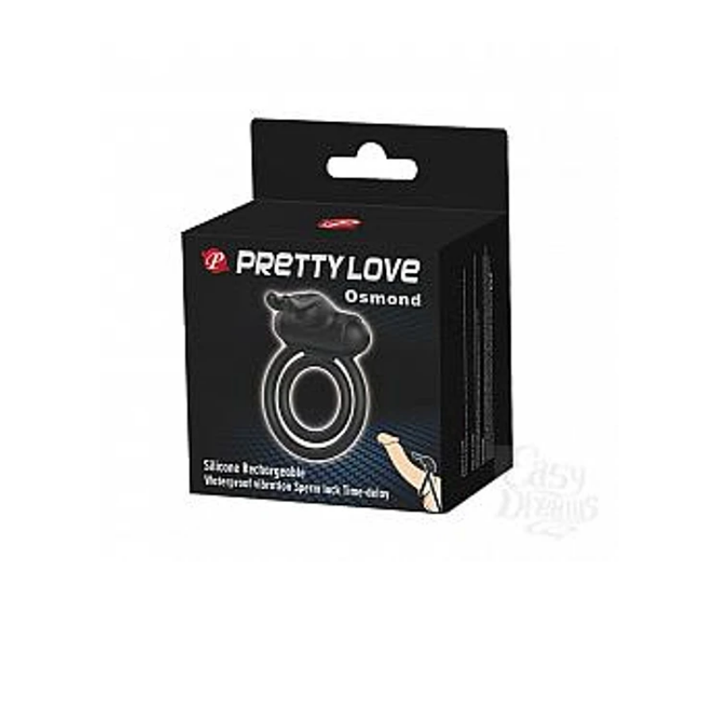 Anillo Vibrador reutilizable  Doble c/Conejo Osmond