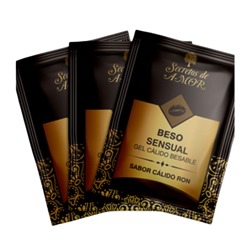 Sachet gel Beso Sensual RON c/u