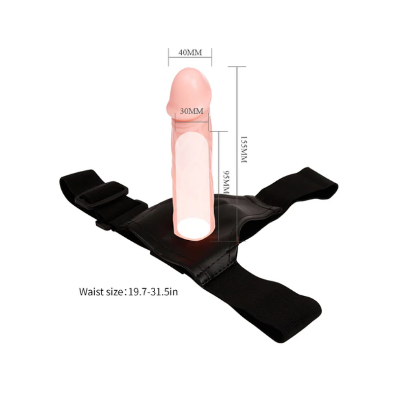 Arnés Funda/Dildo realístico PVC