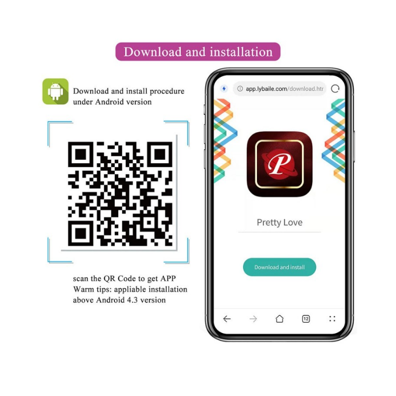 Abner huevo vibrador con app