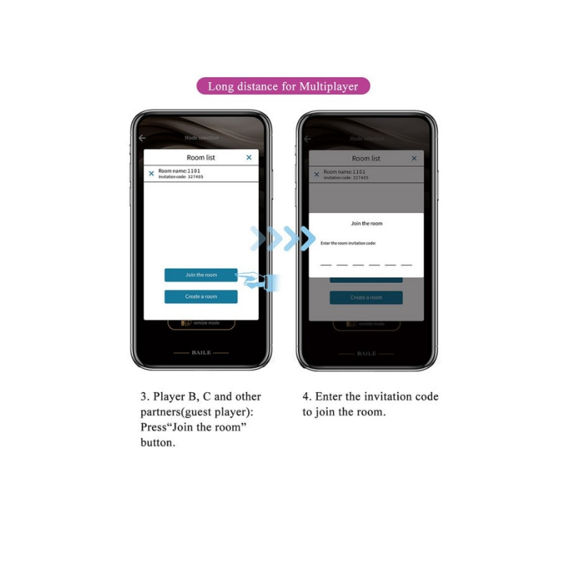 Abner huevo vibrador con app