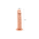 Dildo PVC con base de succión (CALVIN)
