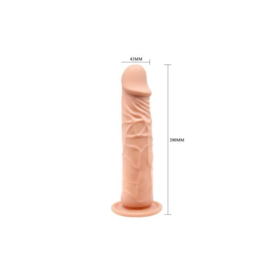 Dildo PVC con base de succión (CALVIN)