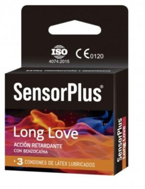 1016 Preservativo/ Condon- Sensor Plus - Long Love Retardante