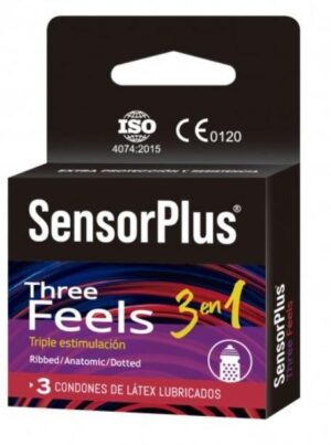 Preservativo/ Condon- Sensor Plus - THREE FEELS