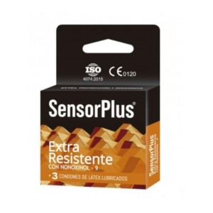 Sensor Plus - Extra Resistente Con Nonoxynol-9
