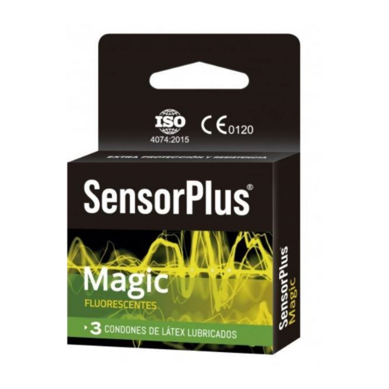 Preservativo/ Condon- Sensor Plus - Magic Fluorescente