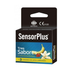 Preservativo/ Condon- Sensor Plus - Tres Sabores