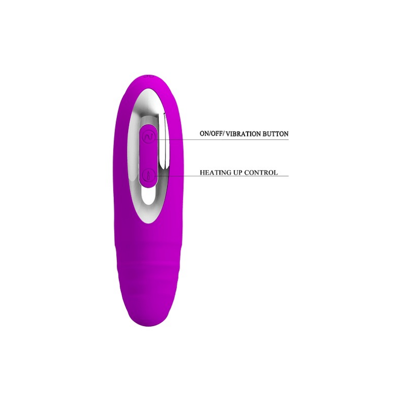 Vibrador Lilian Anal / Dual Con Función De Calor