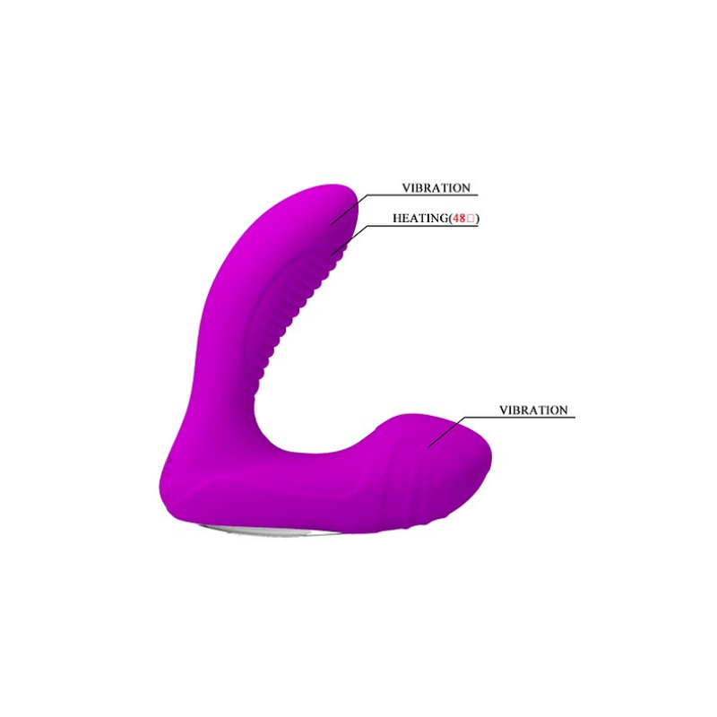 Vibrador Lilian Anal / Dual Con Función De Calor