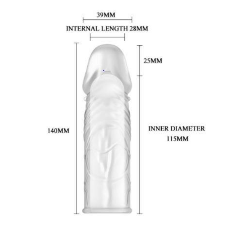 Funda extensora transparente