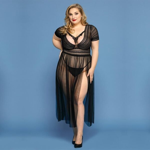 Vestido largo Plus size