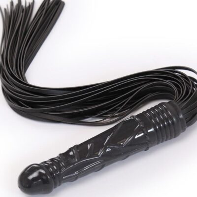 Látigo con consolador incorporado (Color sujeto a stock)