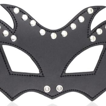 Antifaz cuero negro