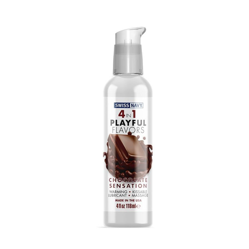 Gelcomestible chocolate 4 En 1 Gel Cálido Comestible Chocolate 118 ml