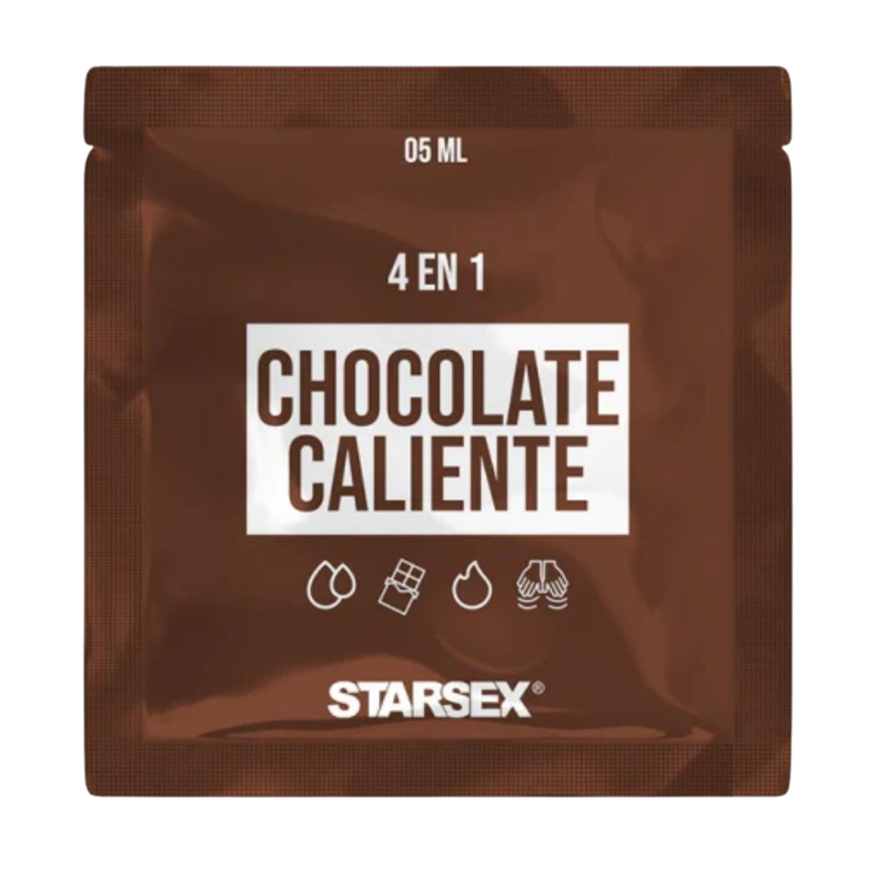 Sachet Lubricante 4 En 1 Chocolate Caliente