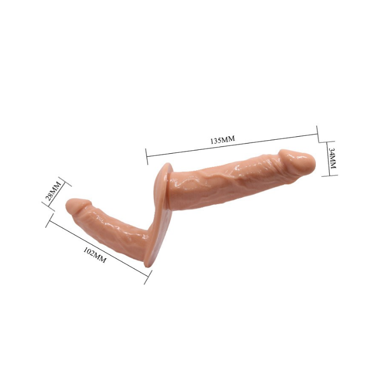 1497 arnes dildos realistas doble 4 Arnés con Dildos Realistas Doble Penetración