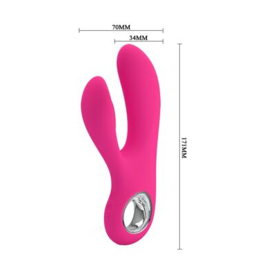 Canrol Vibrador Doble Recargable Conejo De Lujo