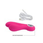 Canrol Vibrador Doble Recargable Conejo De Lujo