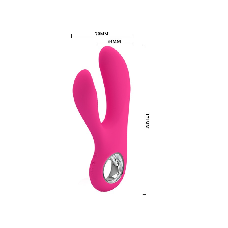 Canrol Vibrador Doble Recargable Conejo De Lujo