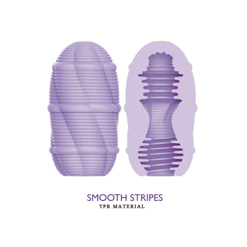 Masturbador Reversible - Smooth Stripes