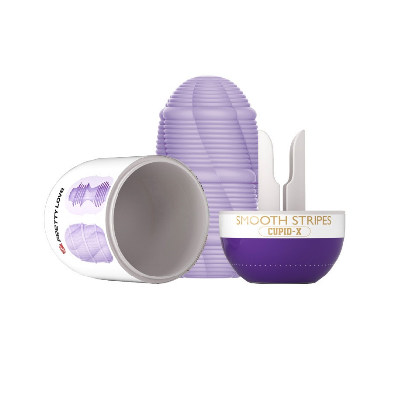 Masturbador Reversible - Smooth Stripes