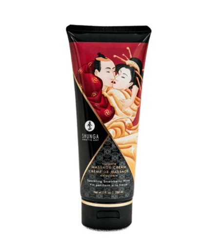 Crema de Masaje Comestible Frutilla