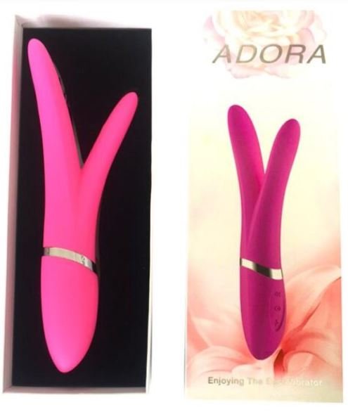 Vibrador Doble Lengua Sex Shop Coquetas