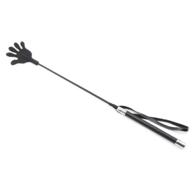 Fusta de goma en forma de mano