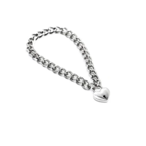 colla candado Collar Candado De Corazón