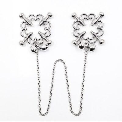 Prensas para pezones con cadena sens