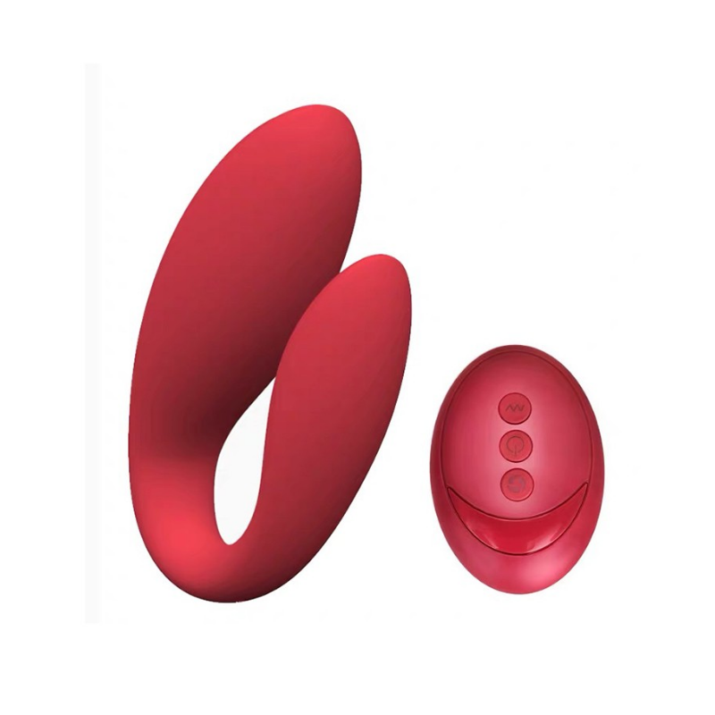 Vibrador dual con control remoto