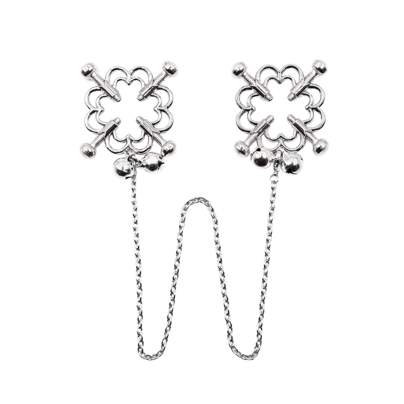 Prensas para pezones con cadena sens