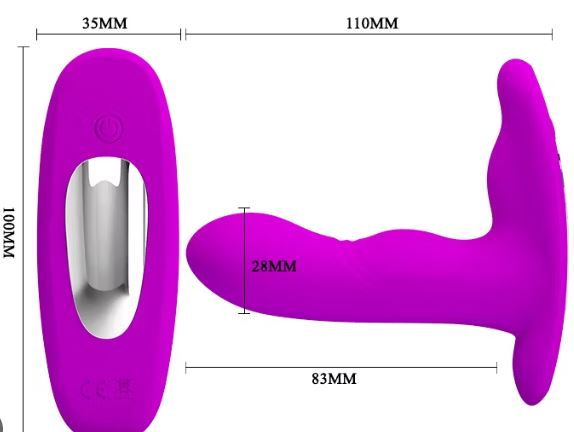 Vibrador Zona G recargable c/ control