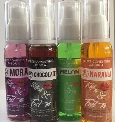 Aceite Comestible 4 en 1 (masaje, lubricante , efecto calor y comestible)