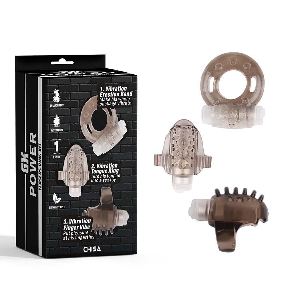 Pack 3 anillos vibradores GK Power CHISA