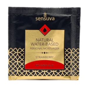 Sachet Lubricante de lujo sabor frutilla