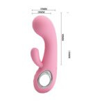 Chris Vibrador Recargable Triple Motor Conejo De Lujo