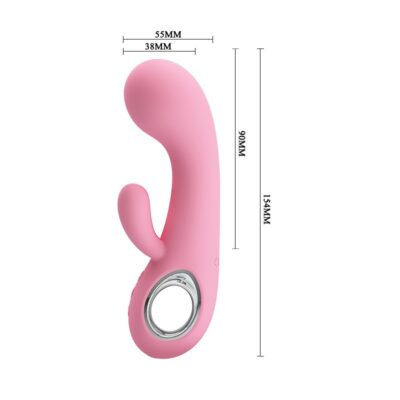 Chris Vibrador Recargable Triple Motor Conejo De Lujo