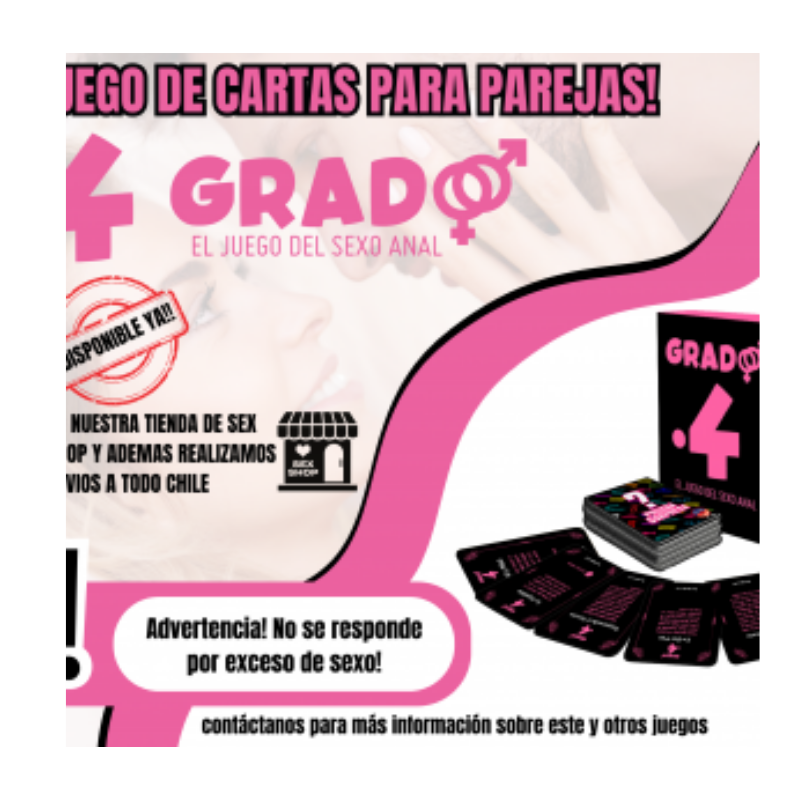 Juego Erótico De Sexo Anal “Grado 4”