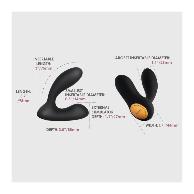 Vibrador Prostático Vick Neo Black