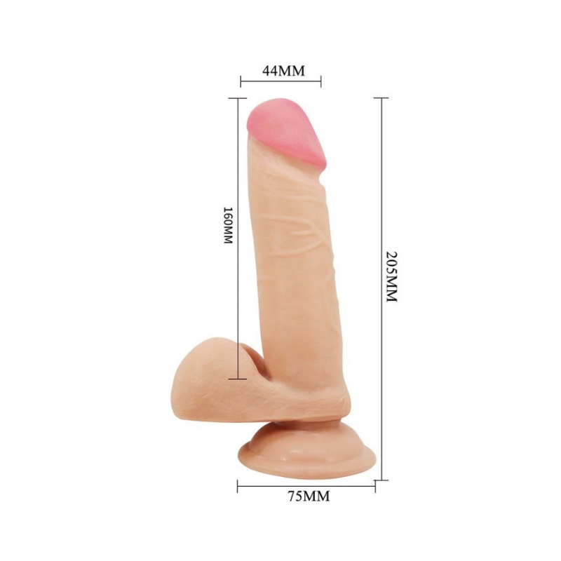 Creel Dildo Realista Piel Deslizable 20,5 cm - Vainilla