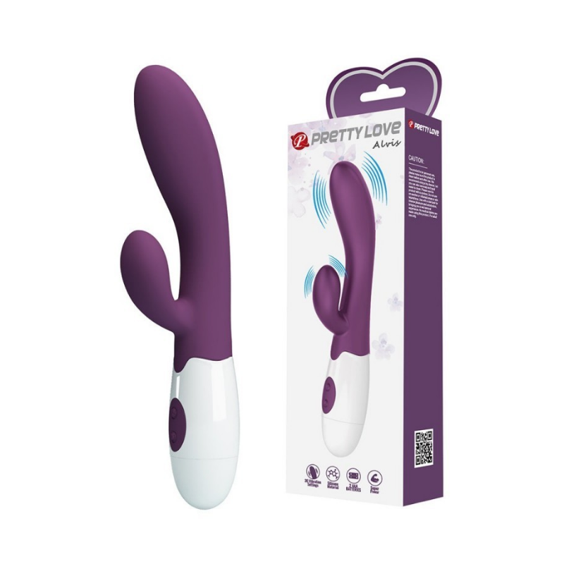 Alvis Vibrador Dual - Morado