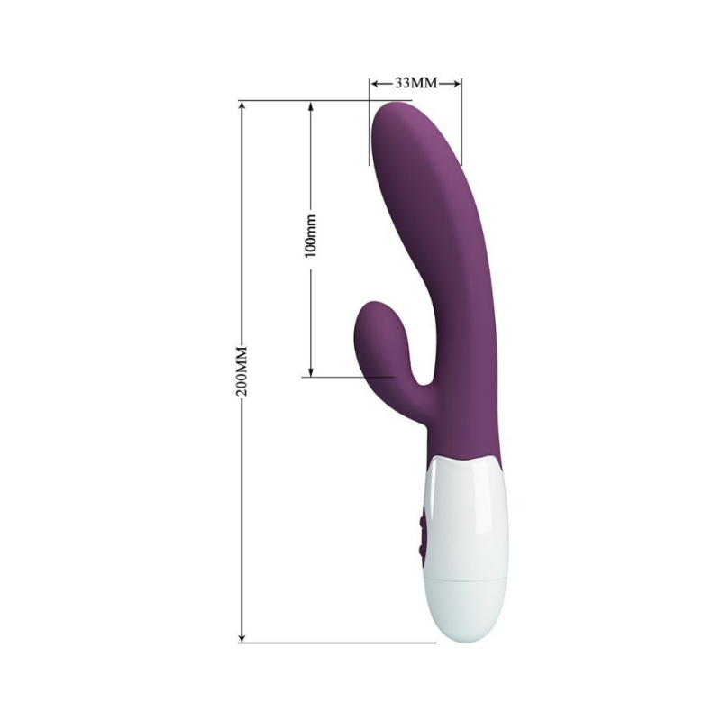 Alvis Vibrador Dual - Morado