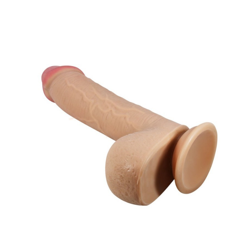 2223 emeka vainilla 4 Emeka Dildo Realista Piel Deslizable 23,4 Cm – Vainilla