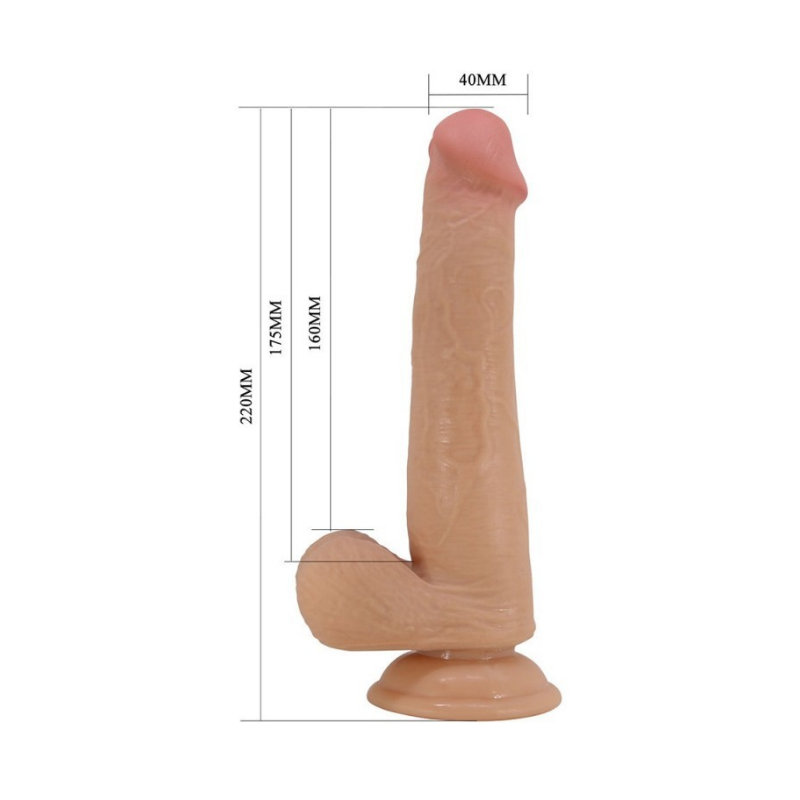 Tallen Dildo Realista Piel Deslizable 22 Cm – Vainilla