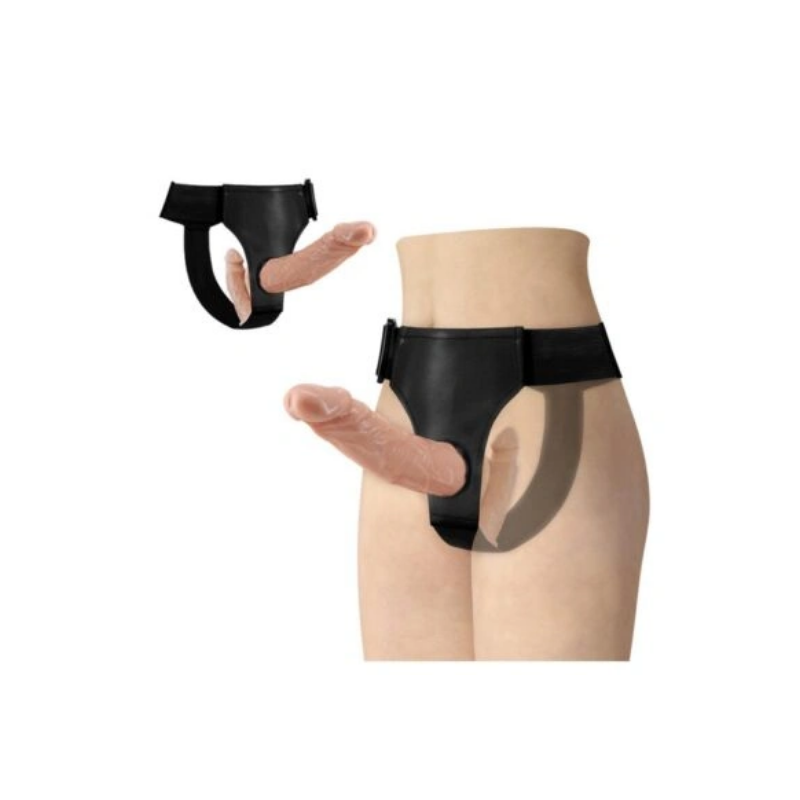 Arnes con dildo doble 6 Passionate Harness Arnés con Dildo Doble