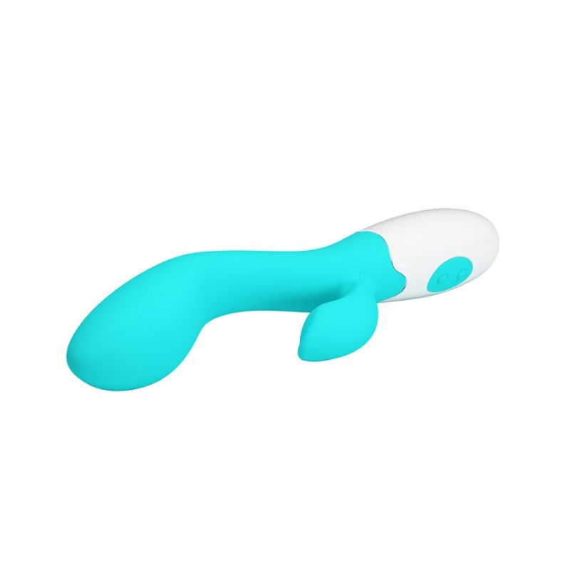Brighty vibrador turquesa 6 Brighty Vibrador Dual - Turquesa